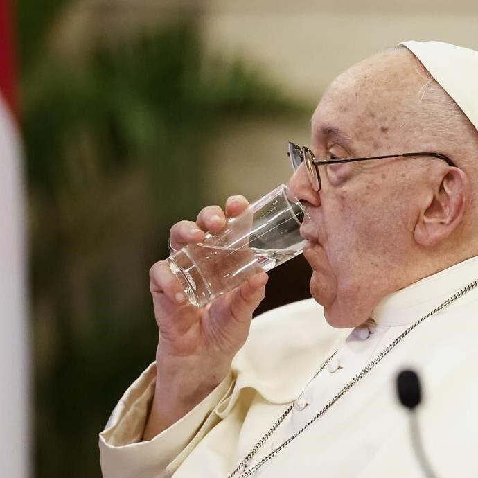 The pope urges Indonesia to live up to its promise of 'harmony in diversity'